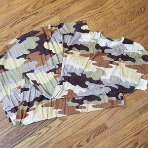 NWT Camo Maria Long Dress